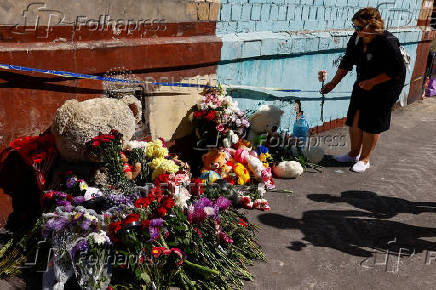 Aftermath of a Russian missile attack in Kyiv