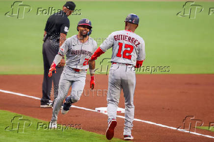 MLB: Washington Nationals at Atlanta Braves