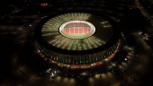 Vista aérea em brasília nesta noite de quarta-feira