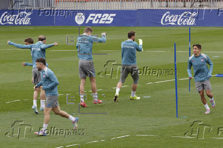 Entrenamiento Atlético de Madrid