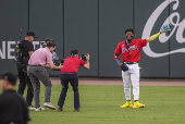 MLB: San Diego Padres at Atlanta Braves
