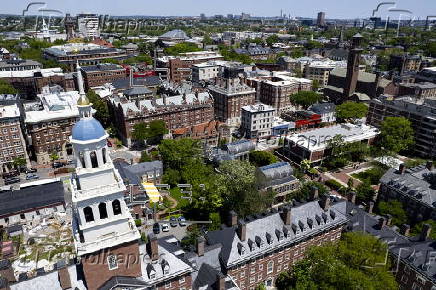 Harvard University Campus in Cambridge Massachusetts