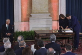 Portugal's new government sworn in