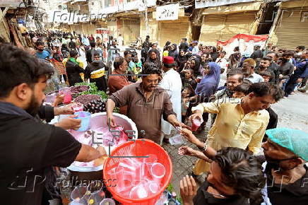 Muharram mourning procession in Pakistan