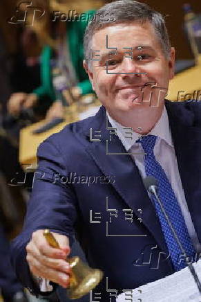 Eurogroup finance ministers meeting in Brussels