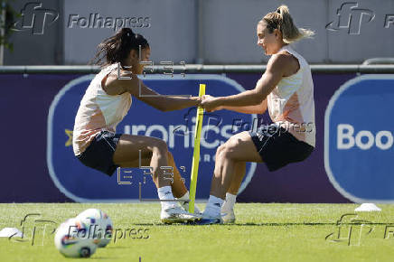 Último entrenamiento selección española femenina de fútbol