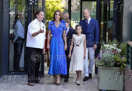 Prince William and Princess Catherine attend the Wimbledon Tennis Men's finals