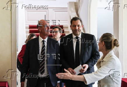 German-French closed-door meeting of finance ministers at Genshagen Castle