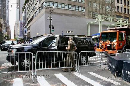 tráfego pesado em manhattan devido à unga 80.
