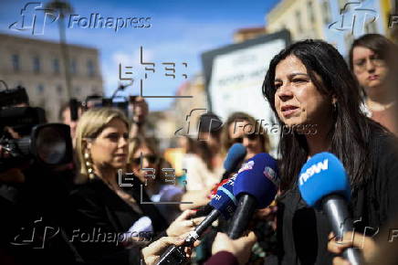 Protest against rape crime in Lisbon