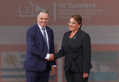 Heads of state attend the Community of Latin American and Caribbean States (CELAC) summit, in Tegucigalpa