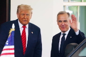 US President Trump meets Canadian Prime Minister Carney at the White House