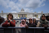 'Eid on the Square' celebrations in Trafalgar Square, London