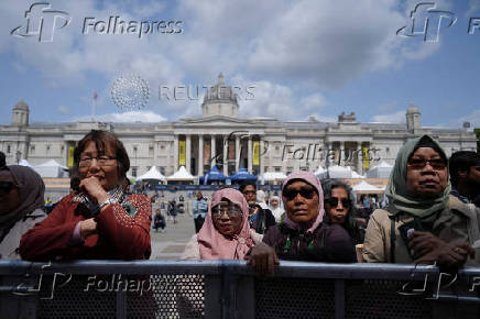 'Eid on the Square' celebrations in Trafalgar Square, London