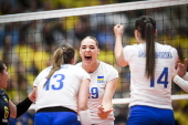 CEV Women's Volleyball European Golden League semifinal - Ukraine vs Sweden