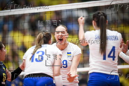 CEV Women's Volleyball European Golden League semifinal - Ukraine vs Sweden