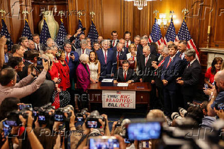 House of Representatives votes on U.S. President Donald Trump's sweeping spending and tax bill in Washington