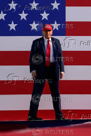 U.S. President Trump visits Des Moines, Iowa