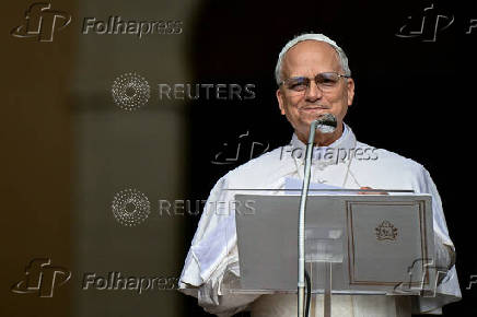 Pope Leo leads Angelus prayer in Castel Gandolfo