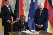 Papua New Guinea's Governor General Bob Dadae visits Berlin