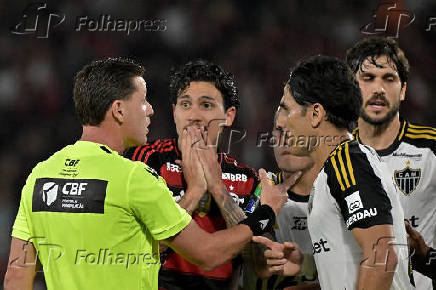Partida entre Flamengo e Atlético Mineiro SAF válida pelo Campeonato Brasileiro 2025.