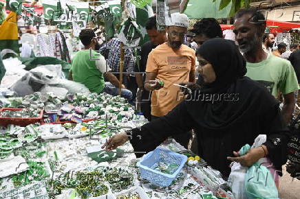 Independence day preparations in Pakistan