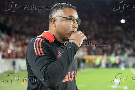 Partida entre Flamengo x Internacional RS pelas oitavas de final da Libertadores no Maracanã.