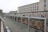 Vista do Memorial Topografia do Terror, região central de Berlim, na Alemanha