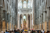 Catedral de Notre Dame no Centro Histórico da cidade turística de Rouen França