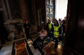 People participate in a Jubilee for the sick at the Vatican