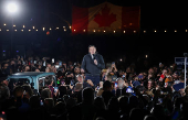 Conservative Party of Canada leader Pierre Poilievre speaks to supporters at an election campaign stop in Ottawa