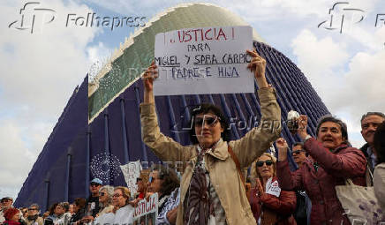 Protest against regional leader Carlos Mazon in Valencia