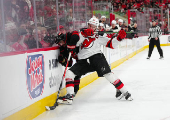 NHL: Stanley Cup Playoffs-New Jersey Devils at Carolina Hurricanes