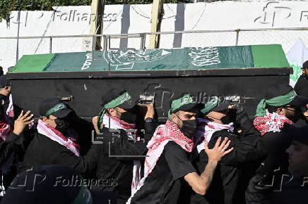 Funeral of senior Hamas member killed in Sidon