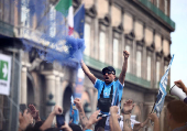 Serie A - Napoli fans gather before Napoli v Cagliari