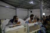 Wheelchair basketball selection tournament for the national team, supported by the Red Cross Committee, in Kabul.
