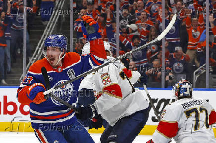 NHL: Stanley Cup Final-Florida Panthers at Edmonton Oilers