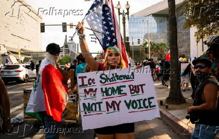 'No Kings' protest in Los Angeles