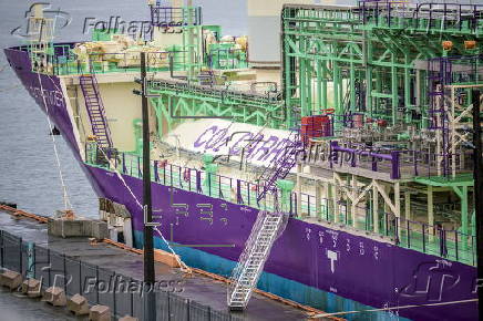 CO2 transport ship Northern Pathfinder docked in Oslo