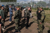 President of the Republic of Poland Andrzej Duda visit Polish-Belarus border