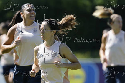 Último entrenamiento selección española femenina de fútbol