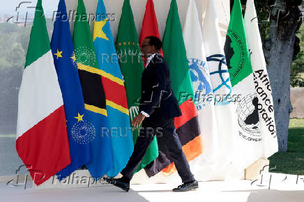 FILE PHOTO: 'The Mattei Plan for Africa and the Global Gateway: A common effort with the African Continent' summit, at Villa Doria Pamphili in Rome