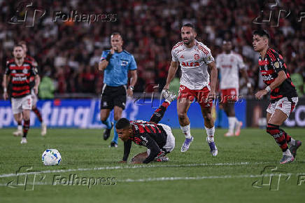 Partida válida pela Copa Libertadores da América entre Flamengo e Internacional
