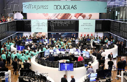 FILE PHOTO: German share price index DAX graph is pictured at the stock exchange in Frankfurt