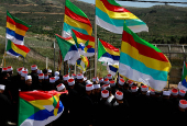 An annual gathering at the Nabi Shuayb Shrine, a holy place for the Druze community, at Majdal Shams