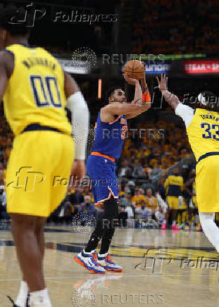 NBA: Playoffs-New York Knicks at Indiana Pacers