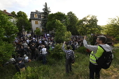Protest against draft transparency law held in Budapest
