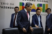 O ministro da Fazenda, Fernando Haddad