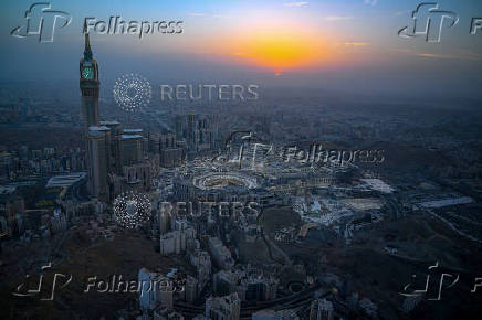 General view of the grand mosque during Hajj pilgrimage in the holy city of Mecca, Saudi Arabia