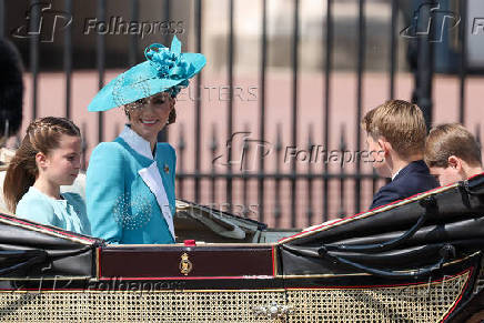 Trooping the Colour parade to honour Britain's King Charles on his official birthday in London
